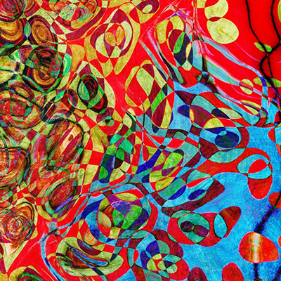 11984841 - watercolor abstract pattern. computer generated illustration.